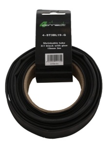 Tub termocontractabil negru Four Connect 4-ST3BL19-G, 19 MM, 3 Metri