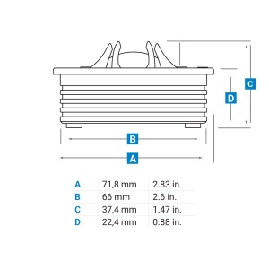 Tweeter auto Audison Thesis TH 1.5 II Violino set componente, 38 mm, 200W, 6Ω, set 2 tweetere - Img 7
