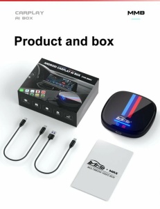 Carplay wireless multimedia box dedicat BMW, MMB BM , Android 10, 4+64GB, Octa-core 2.3 GHz, GPS - Img 5