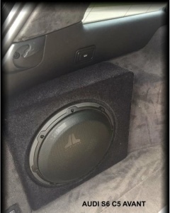 Incinta inchisa subwoofer dedicat Audi A6 C5 / S6 C5 Avant, 250 mm, 15L - Img 3