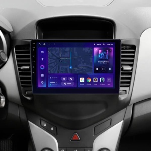 Navigatie Auto MOSS M3 Chevrolet Cruze J300 2008-2016 4+32GB 9" QLED Octa-core 2Ghz, Android 4G Bluetooth 5.1 DSP - Img 2