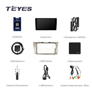 Navigatie Auto Teyes CC3 2K 360° Toyota Camry 6 2006-2011 6+128GB 9.5" QLED Octa-core 2Ghz, Android 4G Bluetooth 5.1 DSP - Img 10