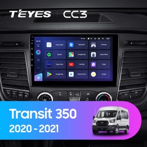 Navigatie Auto Teyes CC3 2K Ford Transit 2020-2021 4+32GB 10.36" QLED Octa-core 2Ghz, Android 4G Bluetooth 5.1 DSP - Img 2