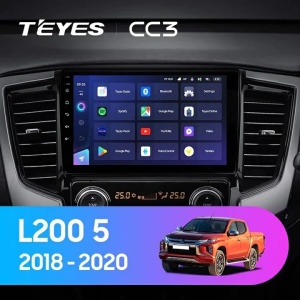 Navigatie Auto Teyes CC3 2K Mitsubishi L200 5 2015-2019 6+128GB 9.5" QLED Octa-core 2Ghz, Android 4G Bluetooth 5.1 DSP - Img 2