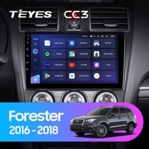 Navigatie Auto Teyes CC3 2K Subaru Forester SJ 2016-2018 4+32GB 9.5" QLED Octa-core 2Ghz Android 4G Bluetooth 5.1 DSP - Img 2
