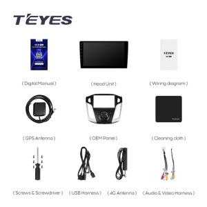 Navigatie Auto Teyes CC3 360 Ford Focus 3 2010-2018 6+128GB 9" QLED Octa-core 1.8Ghz Android 4G Bluetooth 5.1 DSP - Img 8
