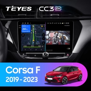 Navigatie Auto Teyes CC3 Opel Corsa F 2019-2023 4+64GB 9" QLED Octa-core 1.8Ghz, Android 4G Bluetooth 5.1 DSP - Img 2