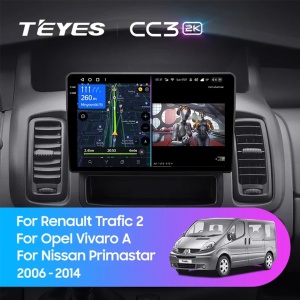 Navigatie Auto Teyes CC3 Renault Trafic 2 2001-2014 4+32GB 10.2" QLED Octa-core 1.8Ghz, Android 4G Bluetooth 5.1 DSP - Img 2