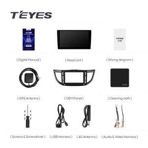 Navigatie Auto Teyes CC3L Honda CR-V 4 2011-2015 4+64GB 10.2" IPS Octa-core 1.6Ghz, Android 4G Bluetooth 5.1 DSP - Img 10