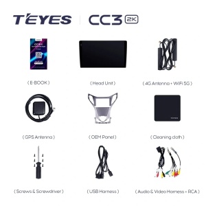 Navigatie Auto Teyes CC3L Hyundai Azera 2011-2014 4+64GB 9" IPS Octa-core 1.6Ghz, Android 4G Bluetooth 5.1 DSP - Img 7