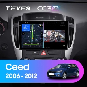 Navigatie Auto Teyes CC3L Kia Ceed 1 2006-2012 4+64GB 9" IPS Octa-core 1.6Ghz, Android 4G Bluetooth 5.1 DSP - Img 2
