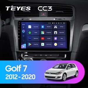 Navigatie Auto Teyes CC3L Volkswagen Golf 7 2012-2020 4+32GB 10.2" IPS Octa-core 1.6Ghz, Android 4G Bluetooth 5.1 DSP - Img 2
