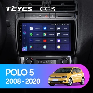 Navigatie Auto Teyes CC3L Volkswagen Polo 5 2008-2020 4+64GB 9" IPS Octa-core 1.6Ghz, Android 4G Bluetooth 5.1 DSP - Img 2