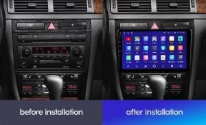 Navigatie Auto Teyes CC4L Audi A6 C5 1997-2004 6+64GB 9" QLED Qualcomm 2Ghz, Android 4G Bluetooth 5.1 DSP - Img 3
