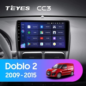 Navigatie Auto Teyes CC4L Fiat Doblo 2 2009-2015 6+64GB 9" QLED Qualcomm 2Ghz, Android 4G Bluetooth 5.1 DSP - Img 2