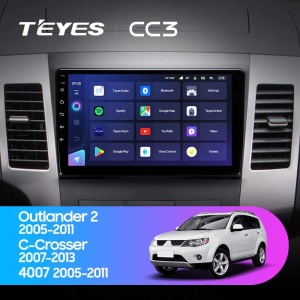 Navigatie Auto Teyes CC4L Mitsubishi Outlander 2 2007-2013 6+64GB 9" QLED Qualcomm 2Ghz, Android 4G Bluetooth 5.1 DSP - Img 2