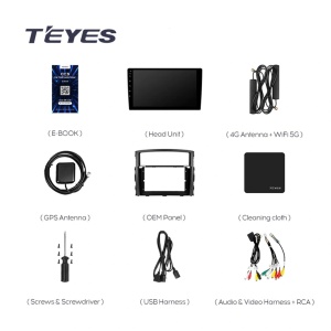 Navigatie Auto Teyes CC4L Mitsubishi Pajero 4 V80 2006-2021 6+64GB 9" QLED Qualcomm 2Ghz, Android 4G Bluetooth 5.1 DSP - Img 6