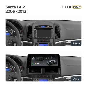 Navigatie Auto Teyes Lux One 360° Hyundai Santa Fe 2 2007-2012 6+128GB 12.3" IPS Octa-core 2Ghz, Android 4G Bluetooth 5.1 DSP - Img 3