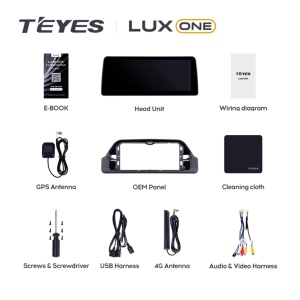 Navigatie Auto Teyes Lux One 360° Toyota RAV4 XA50 2019-2023 6+128GB 12.3" IPS Octa-core 2Ghz, Android 4G Bluetooth 5.1 DSP - Img 8