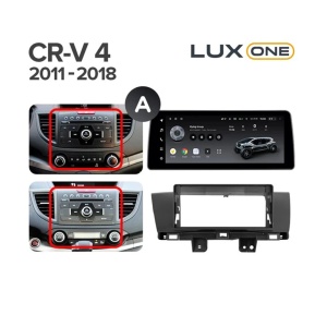 Navigatie Auto Teyes Lux One Honda CR-V 4 2011-2016 6+128GB 12.3" IPS Octa-core 2Ghz, Android 4G Bluetooth 5.1 DSP - Img 6