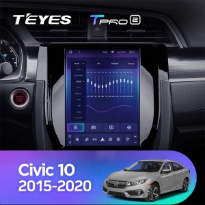 Navigatie Auto Teyes Tip Tesla TPRO 2 Honda Civic 10 2015-2020 4+64GB 9.7" QLED Octa-core 1.8Ghz, Android 4G Bluetooth 5.1 DSP - Img 3