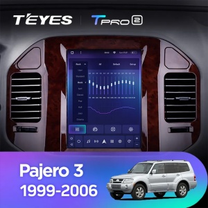 Navigatie Auto Teyes Tip Tesla TPRO 2 Mitsubishi Pajero 3 V70 V60 1999-2006 4+64GB 9.7" QLED Octa-core 1.8Ghz, Android 4G Bluetooth 5.1 DSP - Img 3