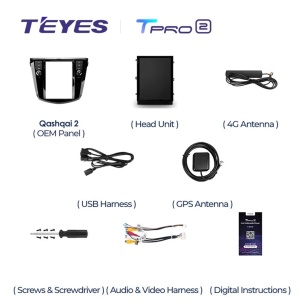Navigatie Auto Teyes Tip Tesla TPRO 2 Nissan X Trail 3 T32 2013-2017 3+32GB 9.7" QLED Octa-core 1.8Ghz, Android 4G Bluetooth 5.1 DSP - Img 6