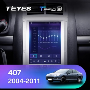 Navigatie Auto Teyes Tip Tesla TPRO 2 Peugeot 407 2004-2011 4+64GB 9.7" QLED Octa-core 1.8Ghz, Android 4G Bluetooth 5.1 DSP - Img 3
