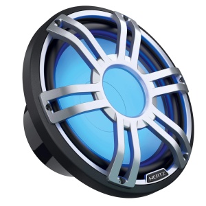 Subwoofer Marine Hertz HMS 10 S2-LD-G / SW, Negru / Alb, 250mm, 250W RMS, 2Ω - Img 1