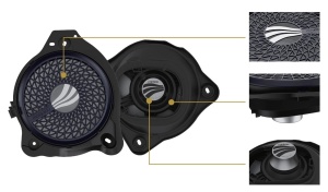 Subwoofere auto Rainbow dedicate Mercedes Benz IL-W8 MB LHD, 2 OHM, 80 W RMS, 1 Buc