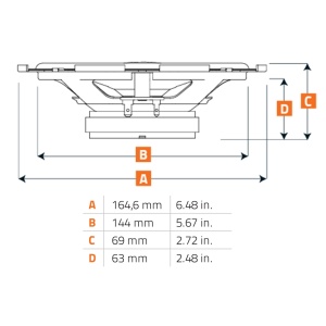 Difuzoare auto Hertz Uno K 170 set sistem 2 căi, 170mm, 70W RMS, 4Ω, set 4 difuzoare - Img 3