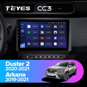 Navigatie Auto cu Asistenta AI Teyes CC4 PRO Dacia Duster 2 2018-2021 8+128GB 10.36" QLED, Android 13, 5G, 7.1 DSP, CarPlay - Img 2