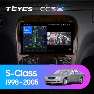 Navigatie Auto cu Asistenta AI Teyes CC4 PRO Mercedes-Benz S Class W220 1998-2005 8+128GB 9.5" QLED, Android 13, 5G, 7.1 DSP, CarPlay - Img 2