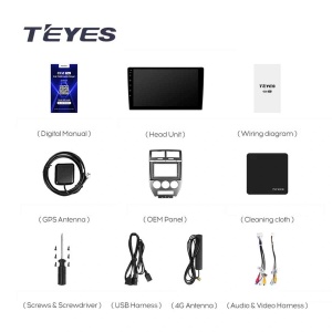 Navigatie Auto MOSS M3 Jeep Compass 1 2006-2010 4+32GB 10" QLED Octa-core 2Ghz, Android 4G Bluetooth 5.1 DSP - Img 6