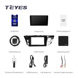 Navigatie Auto Teyes CC3 2K 360° Toyota Corolla 11 2012-2016 6+128GB 10.36" QLED Octa-core 2Ghz, Android 4G Bluetooth 5.1 DSP - Img 8