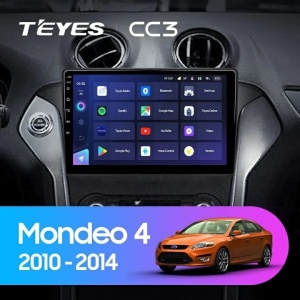 Navigatie Auto Teyes CC3 2K Ford Mondeo 3 2007-2014 6+128GB 10.36" QLED Octa-core 2Ghz Android 4G Bluetooth 5.1 DSP - Img 2