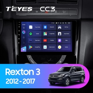 Navigatie Auto Teyes CC3 360° SsangYong Rexton 3 Y290 2012-2017 6+128GB 9" QLED Octa-core 1.8Ghz, Android 4G Bluetooth 5.1 DSP - Img 2