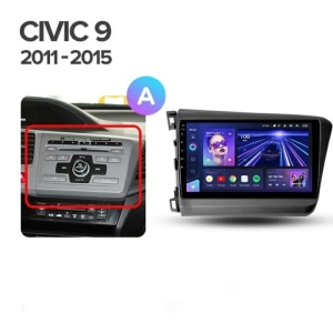 Navigatie Auto Teyes CC3 Honda Civic 9 2011-2017 4+64GB 9" QLED Octa-core 1.8Ghz Android 4G Bluetooth 5.1 DSP - Img 8