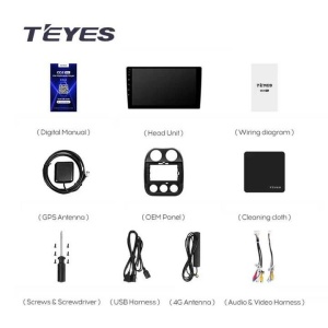 Navigatie Auto Teyes CC3 Jeep Compass 1 2009-2015 4+32GB 10.2" QLED Octa-core 1.8Ghz Android 4G Bluetooth 5.1 DSP - Img 8
