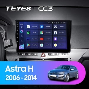 Navigatie Auto Teyes CC3 Opel Astra H 2004-2014 4+64GB 9" QLED Octa-core 1.8Ghz, Android 4G Bluetooth 5.1 DSP - Img 2