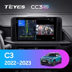 Navigatie Auto Teyes CC3L WiFi Citroen C3 CC21 2022-2023 2+32GB 10.2" IPS Quad-core 1.3Ghz, Android Bluetooth 5.1 DSP - Img 2