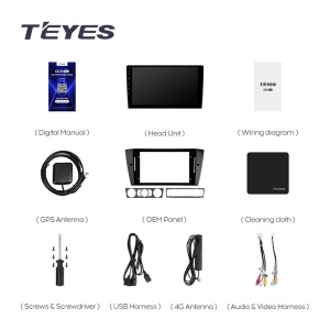 Navigatie Auto Teyes CC4 BMW Seria 3 E90 2005-2013 6+64GB 9.5" QLED Octa-core 2.7Ghz, Android 4G Bluetooth 5.1 DSP - Img 2