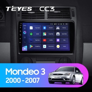 Navigatie Auto Teyes CC4 Ford Mondeo 2 2001-2007 6+128GB 9.5" QLED Octa-core 2.7Ghz, Android 4G Bluetooth 5.1 DSP