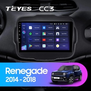 Navigatie Auto Teyes CC4 Jeep Renegade 2014-2018 6+128GB 9.5" QLED Octa-core 2.7Ghz, Android 4G Bluetooth 5.1 DSP - Img 2