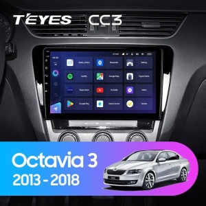 Navigatie Auto Teyes CC4 Skoda Octavia 3 2013-2018 8+128GB 10.36" QLED Octa-core 2.7Ghz, Android 4G Bluetooth 5.1 DSP