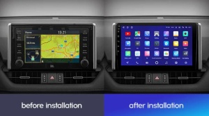 Navigatie Auto Teyes CC4 Toyota RAV4 XA50 2019-2023 6+64GB 9.5" QLED Octa-core 2.7Ghz, Android 4G Bluetooth 5.1 DSP - Img 2