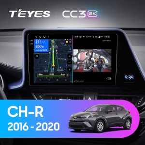 Navigatie Auto Teyes CC4L Toyota C-HR 2016-2023 6+64GB 9" QLED Qualcomm 2Ghz, Android 4G Bluetooth 5.1 DSP - Img 1