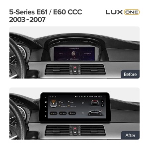 Navigatie auto Teyes Lux One BMW Seria 5 E60 2003-2007 CCC 6+128GB 12.3” IPS Octa-Core 2.0 GHz Android 4G DSP Bluetooth 5.1 - Img 2