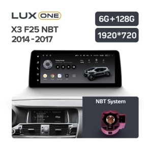 Navigatie auto Teyes Lux One BMW X3 F25 2014-2017 NBT 6+128GB 12.3” IPS Octa-Core 2.0 GHz Android 4G DSP Bluetooth 5.1 - Img 3