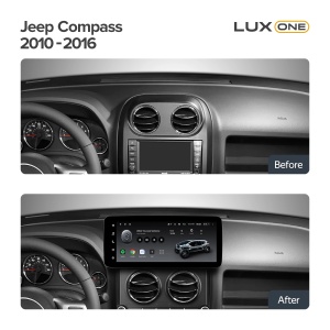 Navigatie Auto Teyes Lux One Jeep Compass 1 2009-2015 4+32GB 12.3" IPS Octa-core 2Ghz, Android 4G Bluetooth 5.1 DSP - Img 3